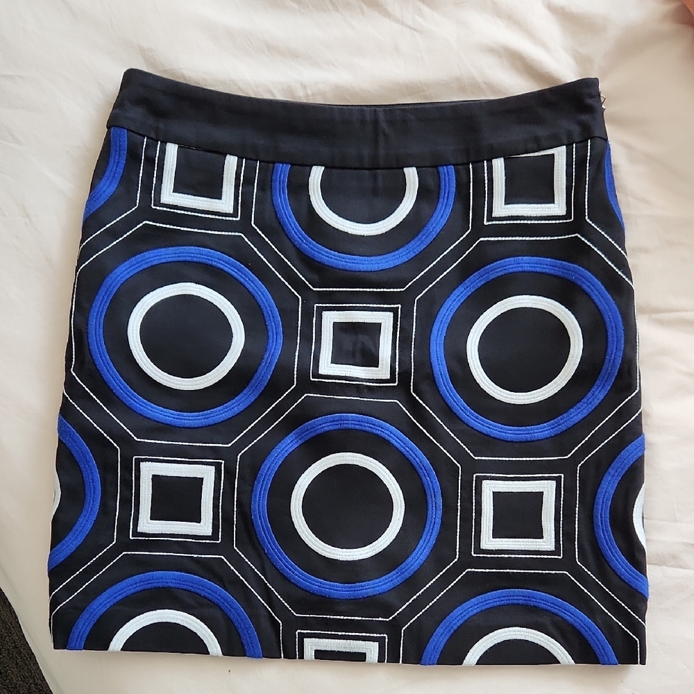 SPANNER Black and Blue Women's Skirt size 8